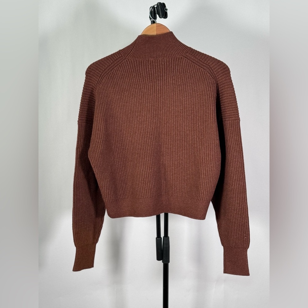 New JCrew Ribbed turtleneck sweater in stretch yarn - Picture 6 of 7